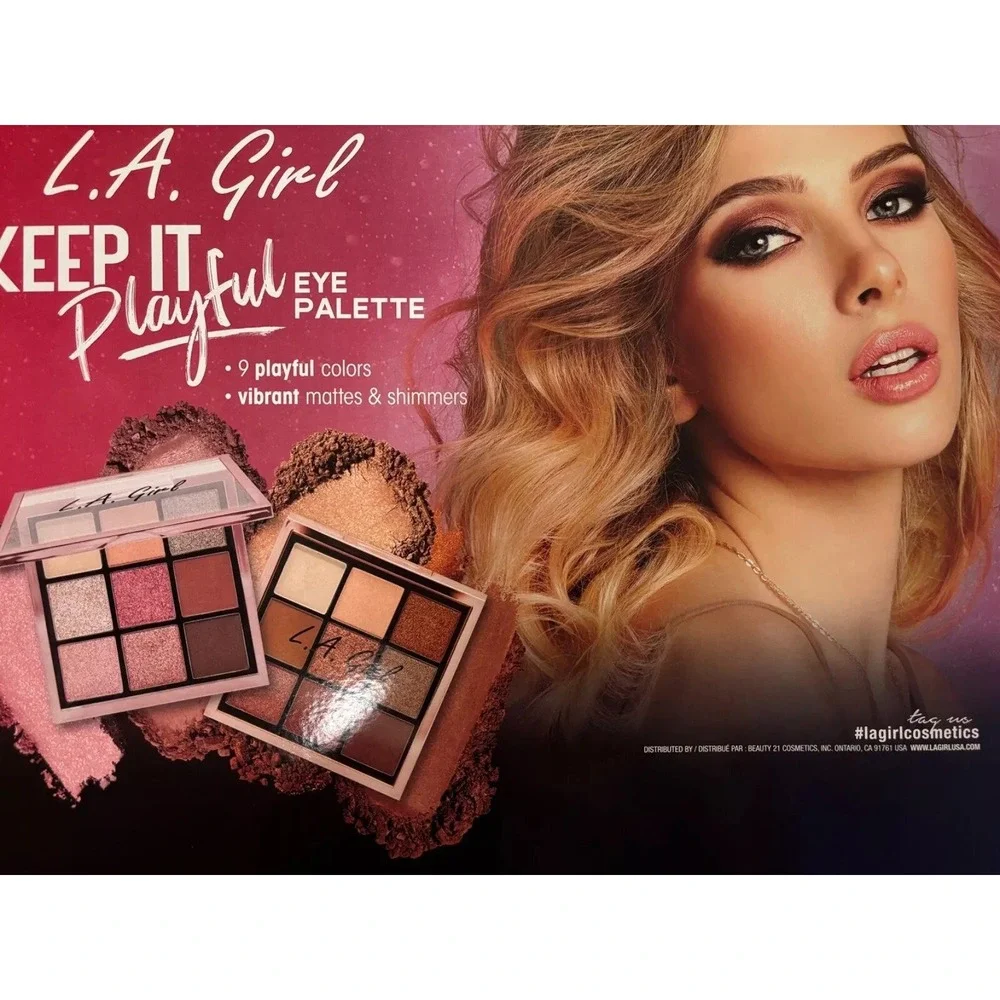 L.A. Girl Keep It Playful Eye Palette-Playmate-9 Colors-Matte/Shimmer